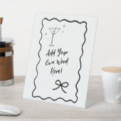 DIY Editable Wavy Border Sign - Hinzufügen von eig Sockelschild (In SItu)
