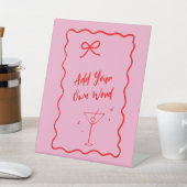 DIY Editable Wavy Border Sign - Hinzufügen von eig Sockelschild (In SItu)