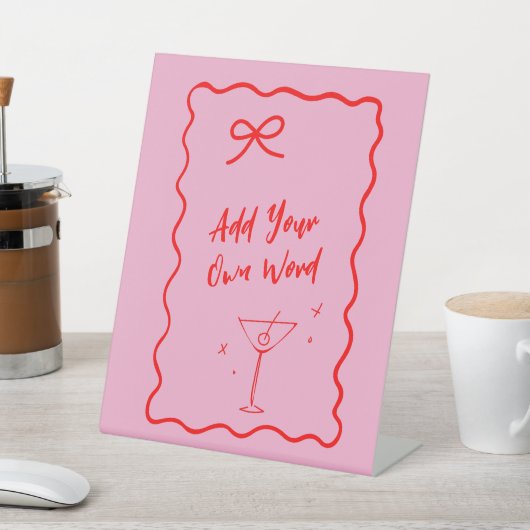 DIY Editable Wavy Border Sign - Hinzufügen von eig Sockelschild (In SItu)