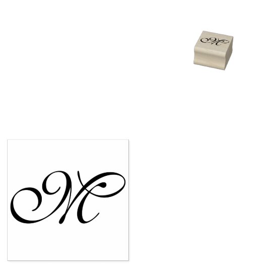 DIY - Einfach Monogramm + deins Gummistempel (Stempel)