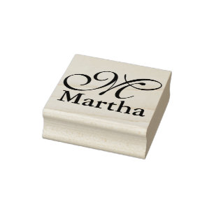 DIY - Einfach Monogramm / Name Gummistempel