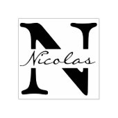 DIY - Einfach Monogramm / Name Gummistempel (Prägung)