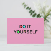 DIY - Einladungen / UAWG 3,5" x 5" Platz (Stehend Vorderseite)