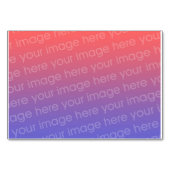 DIY - Entwerfen Sie Ihre eigenen Lesekarten Tischnummer (Rückseite)