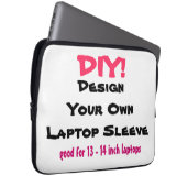DIY - Entwerfen Sie Ihre Selbst Laptopschutzhülle (Vorne Rechts)