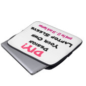 DIY - Entwerfen Sie Ihre Selbst Laptopschutzhülle (Vorne Knopf)