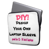 DIY - Entwerfen Sie Ihre Selbst Laptopschutzhülle (Vorderseite Links)