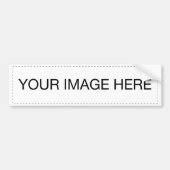 DIY entwirft Ihr eigenes Zazzle-Geschenkstück Autoaufkleber (Vorne)