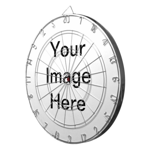 DIY entwirft Ihr eigenes Zazzle-Geschenkstück Dartscheibe (Vorderseite rechts)