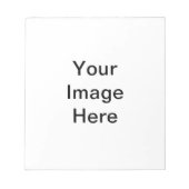 DIY entwirft Ihr eigenes Zazzle-Geschenkstück Notizblock (Vorderseite)