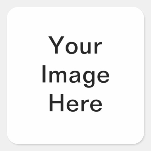 DIY entwirft Ihr eigenes Zazzle-Geschenkstück Quadratischer Aufkleber (Vorderseite)