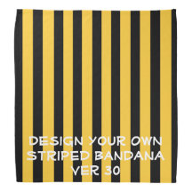 DIY Entwurf Ihr eigener GESTREIFTER Bandana V030A