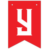 DIY Erstellen Sie Ihr eigenes Banner Red White & B (Zweite Fahne)