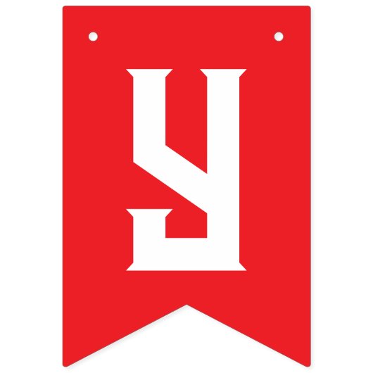 DIY Erstellen Sie Ihr eigenes Banner Red White & B (Zweite Fahne)