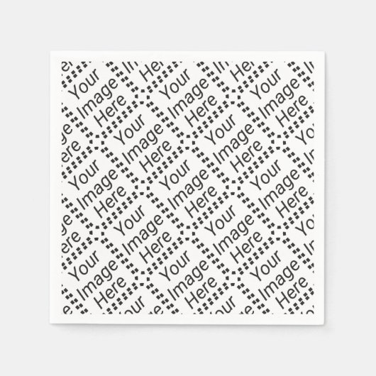 DIY. Es ganz Ihres machen, Bild hochladen, Text hi Serviette (Vorderseite)