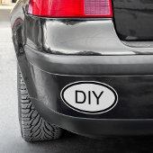 DIY Euro Style Oval Form Aufkleber