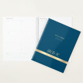 DIY Extravagant Gold Monogram & Name, Title, Dark  Planer (Anzeige)