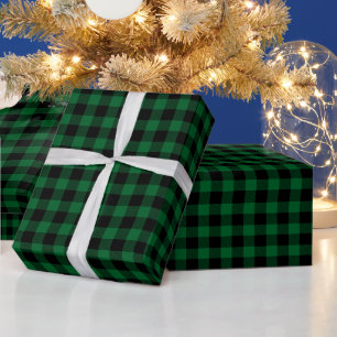 DIY-Farben Buffalo Plaid Tartan SM SV Schwarzwald Geschenkpapier
