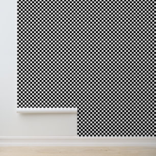 DIY Farben Schachbrett Kariert Schwarz Weiß Tapete