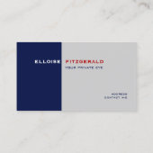 DIY Farben+Schriftart Visitenkarte (Rückseite)