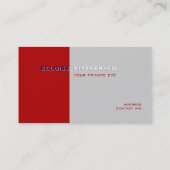 DIY-Farben+Schriftart-Visitenkarte Visitenkarte (Rückseite)