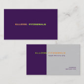 DIY-Farben+Schriftart-Visitenkarte Visitenkarte (Vorne/Hinten)