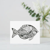 DIY-Färbung im Aquarelldesign Postkarte (Stehend Vorderseite)