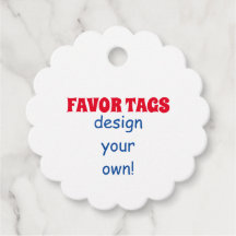 DIY fAVOR TAGS Viele Formen doppelseitig