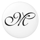 DIY - Fertigen Sie Ihr Monogramm u. Ideen Keramikknauf (Vorderseite)