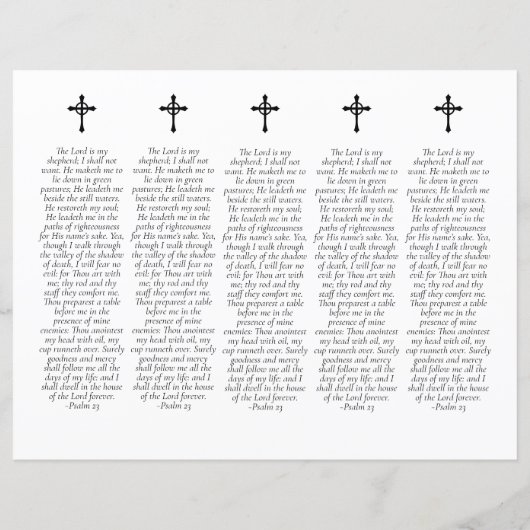 DIY Foto Beileid Beerdigung Gebet Lesezeichen (Rückseite)