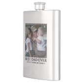 DIY Foto bester Vater je Väter von Kindern Flachmann (Links)