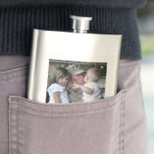 DIY Foto bester Vater je Väter von Kindern Flachmann (Beispiel)