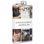 DIY-Foto-Collage| Haustier-Gedenkkatzer Flachmann (Rechts)