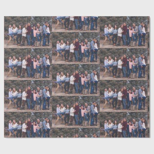 DIY FOTO GESCHENKPAPIER (Flach)