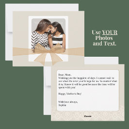 DIY Foto Muttertagskarte mit benutzerdefinierter M Feiertagskarte