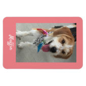 DIY Foto- oder Kindername des Hauses, Korallen Magnet (Horizontal)