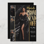DIY Foto PROM SEND-OFF Luxuriös modisch Einladung (Vorne/Hinten)
