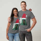 DIY Foto unter Weihnachtsmannmütze auf dem Hemd hi T-Shirt (Unisex)
