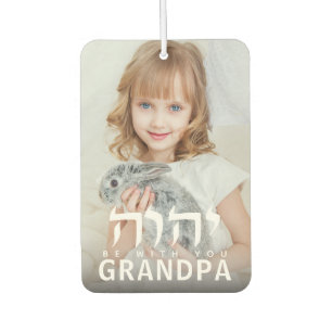 DIY Foto YHVH mit Ihnen Opa Autolufterfrischer