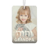 DIY Foto YHVH mit Ihnen Opa Autolufterfrischer (Rückseite)