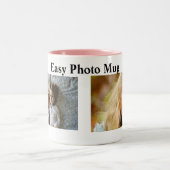 DIY Foto Zweifarbige Tasse (Mittel)