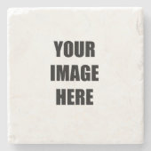 DIY, fügen Sie Ihr eigenes Bild, Ihr Bild hier Steinuntersetzer (Vorderseite)