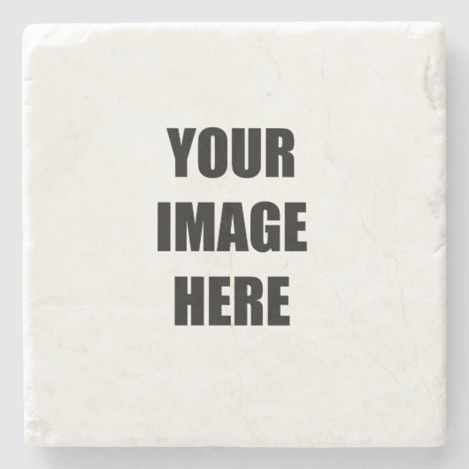 DIY, fügen Sie Ihr eigenes Bild, Ihr Bild hier Steinuntersetzer (Vorderseite)