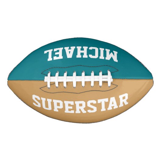 DIY - Fügen Sie Ihre einzigen Wörter und Hintergru Football (Vorderseite)