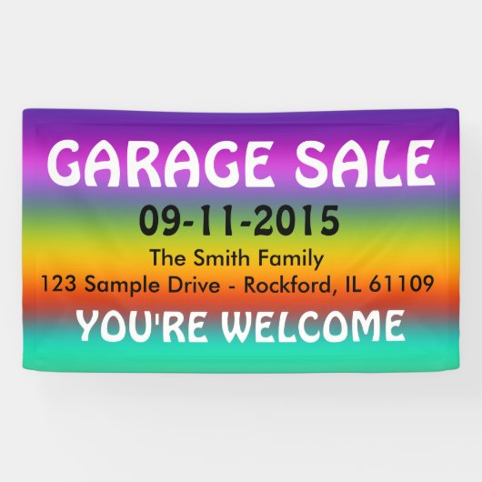 DIY - Fügen Sie Ihren eigenen Hintergrund, Text un Banner (Horizontal)