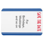 DIY - Fügen Sie Ihren Text mit einem nichtständige Magnet (Horizontal)