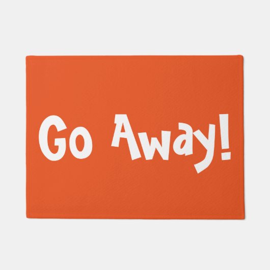 DIY geh weg! Farbe der Doormat/DIY Fußmatte (Vorderseite)