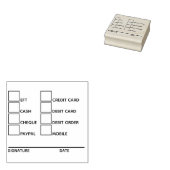 DIY-Geschäftsbankzahlverfahren für 8 Karo Gummistempel (Stempel)