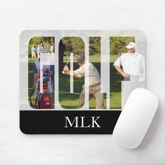 DIY Golf Foto und Monogram Mousepad (Mit Mouse)