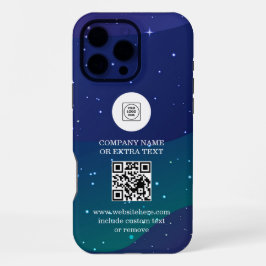 DIY Gradient Business Logo QR Code iphone case 16 Pro Max Hülle